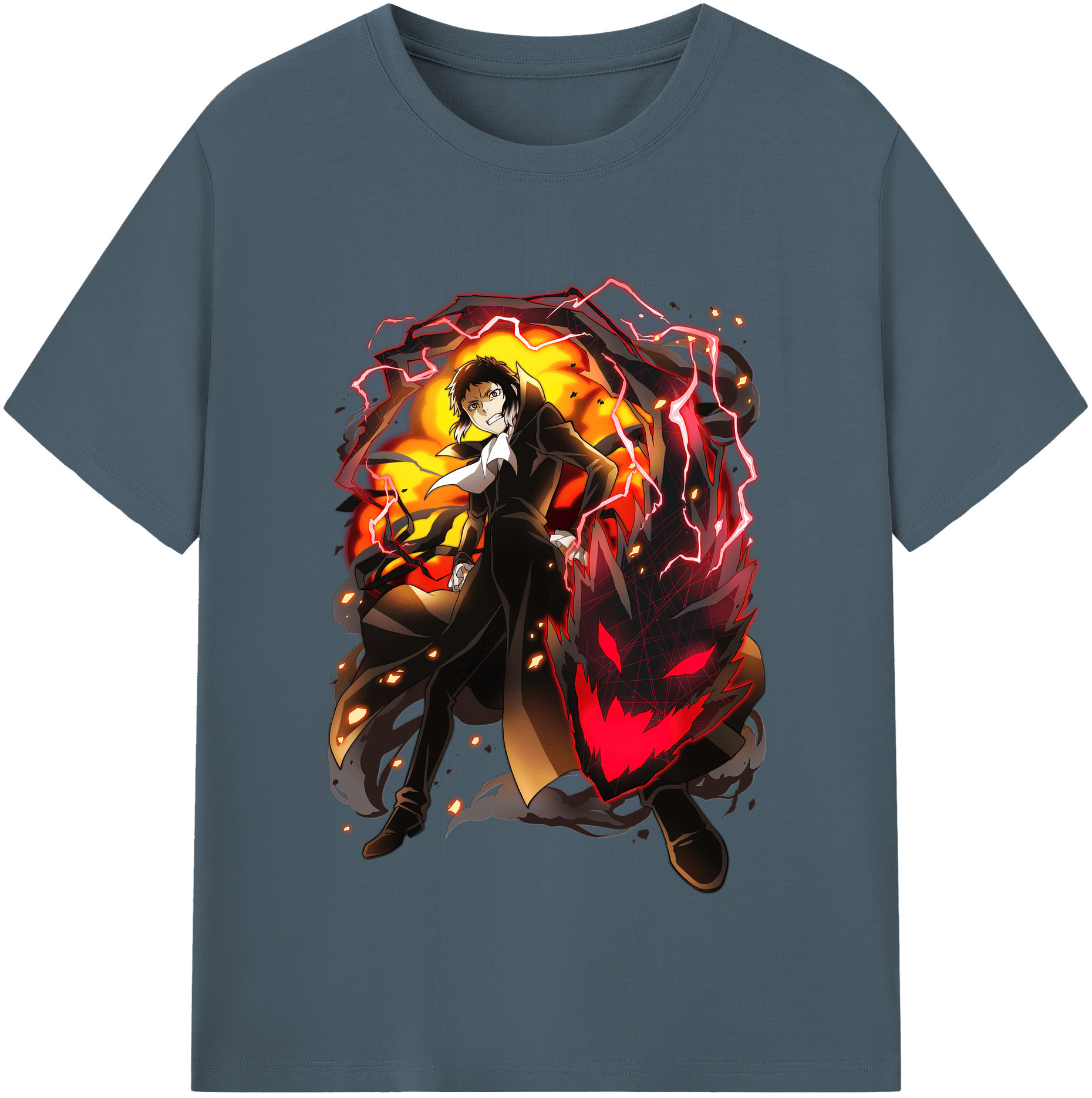 （画像用） 文豪ストレイドッグス Bungo Stray Dogs 綿100％半袖Tシャツ（フロントプリント）